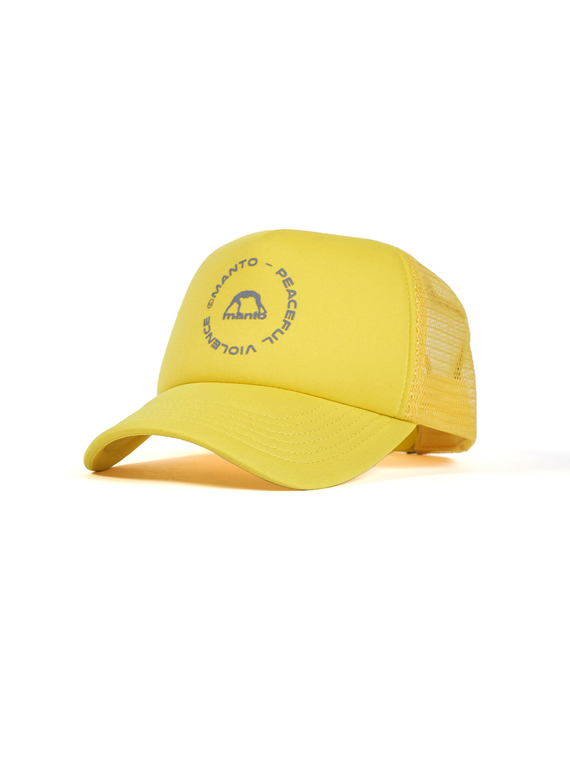 MANTO czapka truckerka MISSION żółta