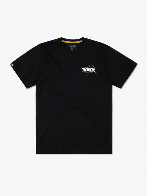MANTO t-shirt BOOM  czarny