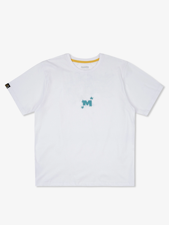 MANTO t-shirt K.O. OVERSIZE biały