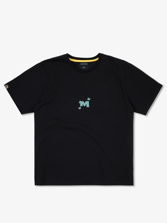 MANTO t-shirt K.O. OVERSIZE czarny
