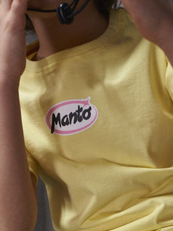 MANTO t-shirt dziecięcy DOGS zółty