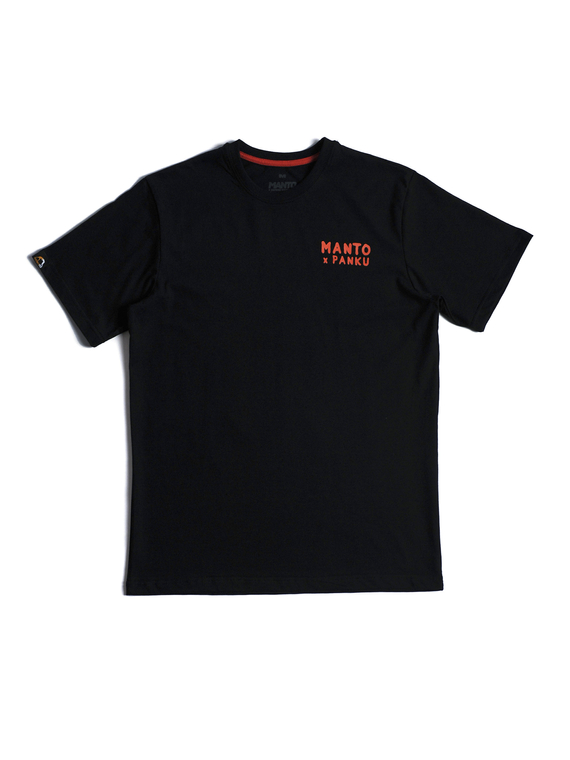 MANTO x Panku t-shirt RIP czarny